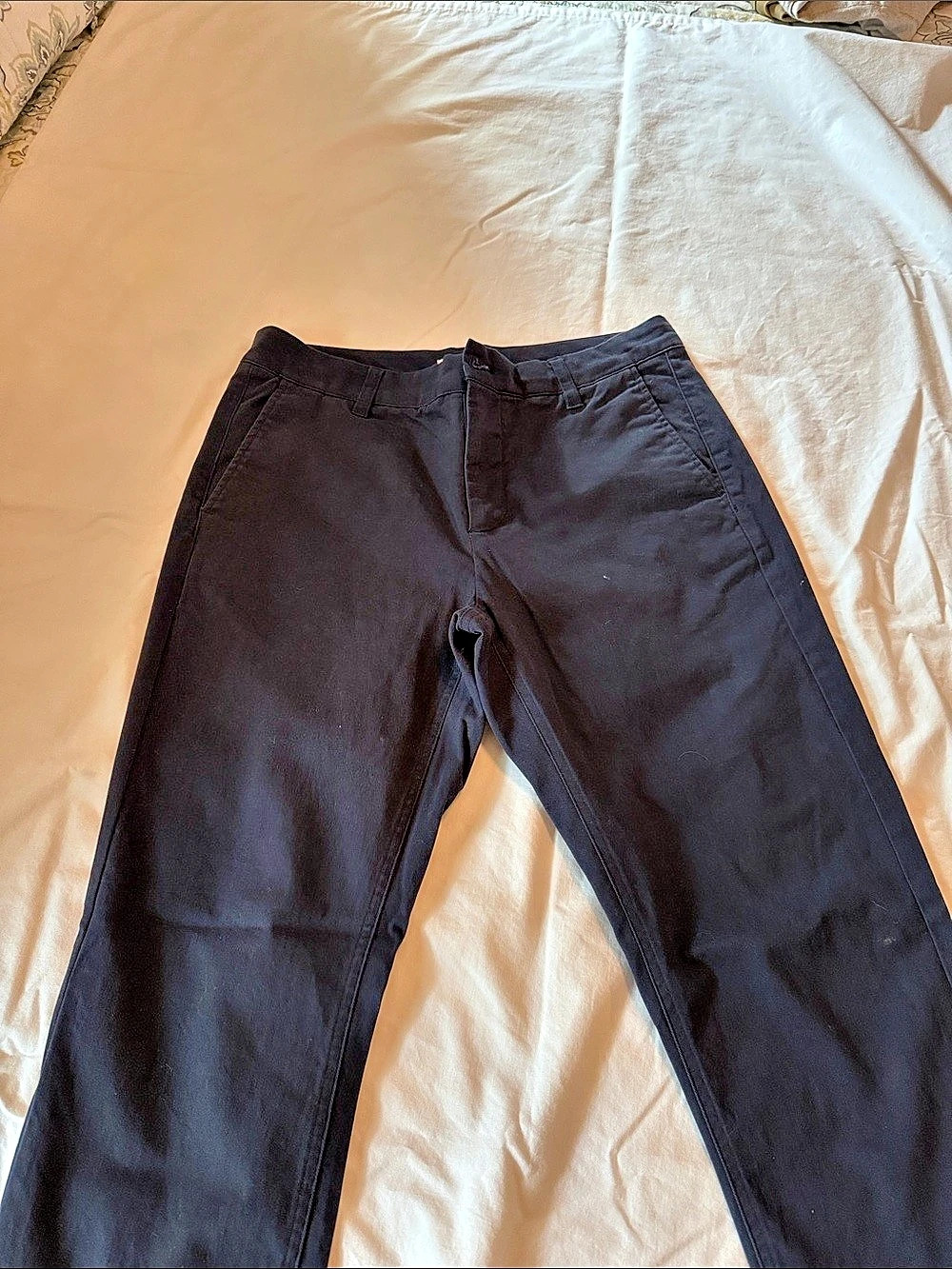 Hawker Rye Slim Fit Stretch Chino Men's Black Chinos Waist 30 x 30
